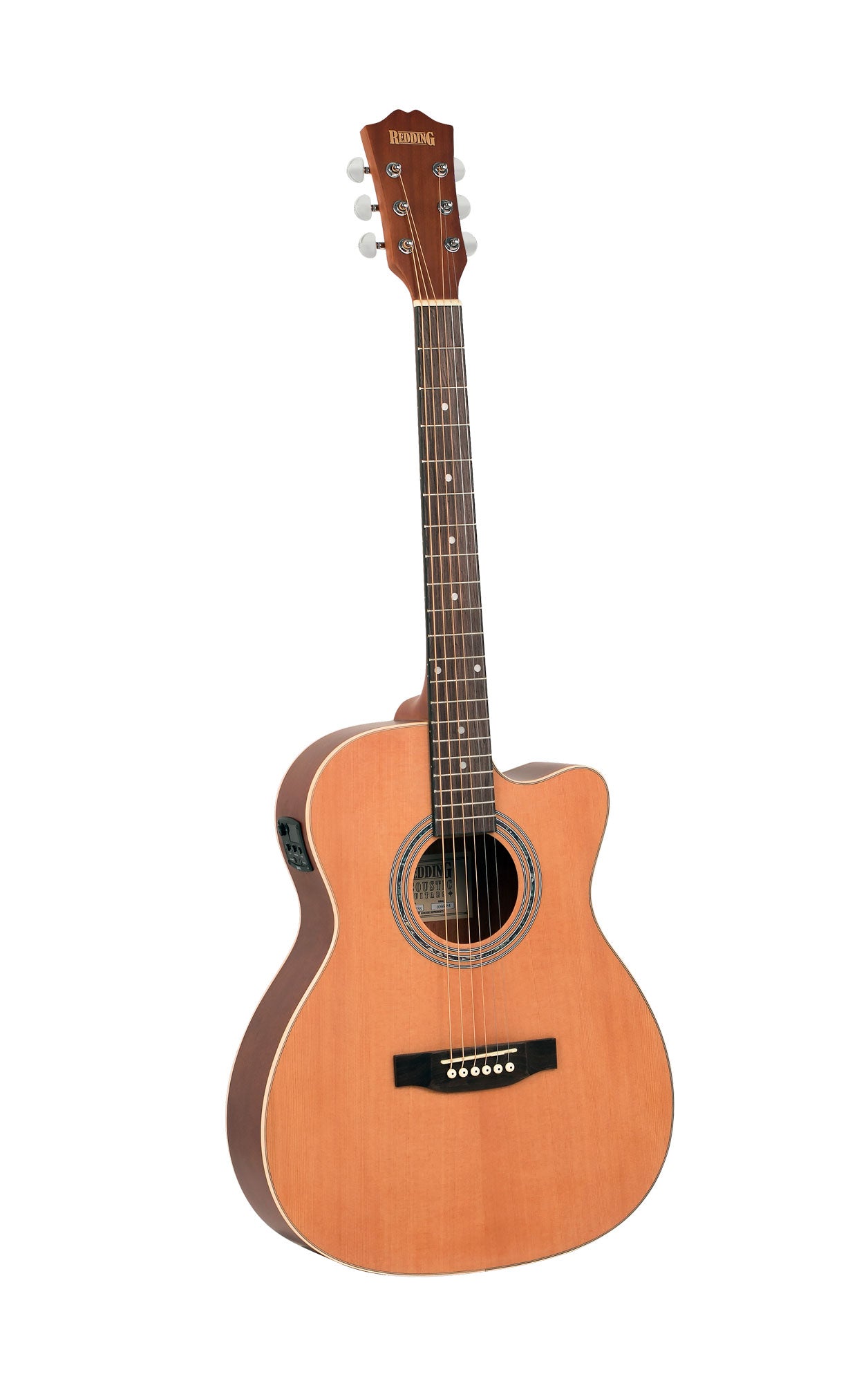 Redding | RTO72CENS | 000 Size Electric/Acoustic Guitar | Natural Redding | RTO72CENS | 000 Size Electric/Acoustic Guitar | Natural
